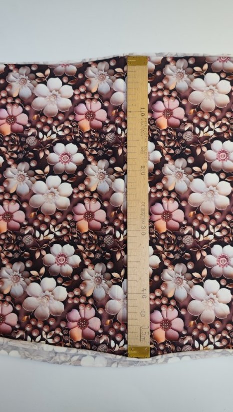 2. jakost - Úplet Hnědé kvítky - 0,5m