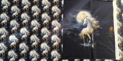 Panel - Teplákovina- Bílý kůň 50x45
