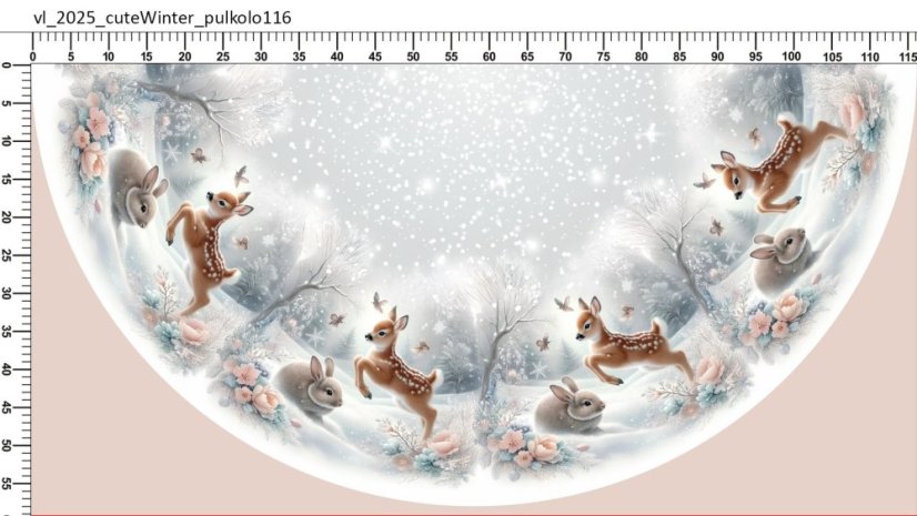 Panel- Detská polkolová sukňa - Koloušek