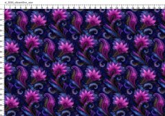 Funkčný úplet Športy- Ružové abstrakt kvety