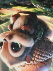 2. akosť - Panel- Velur Veverka so žaluďom