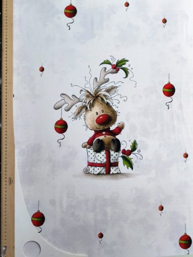 Panel- Teplákovina - Sob s darčekom 80x60