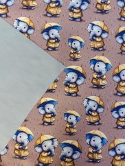 Softshell zimné - Sloníča v daždi