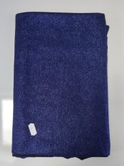 2. akosť - LUREX - spoločenský úplet modrý - 0,6m