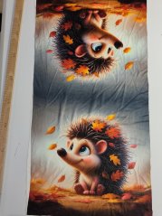 2. akosť - Panel- Velúr Ježko a listy