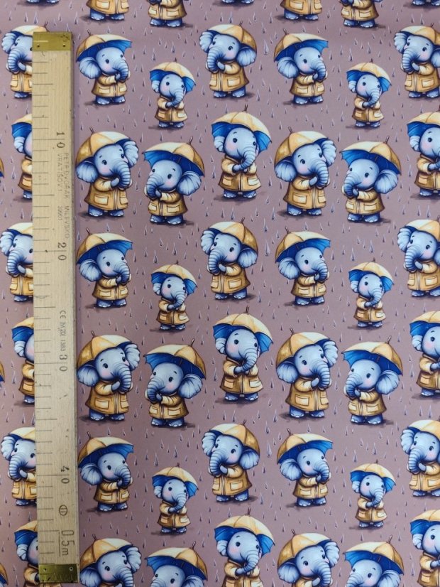 Softshell zimné - Sloníča v daždi