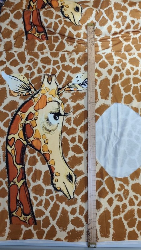 2. jakost - Panel - Úplet - Žirafa 80x180 2panely v kuse