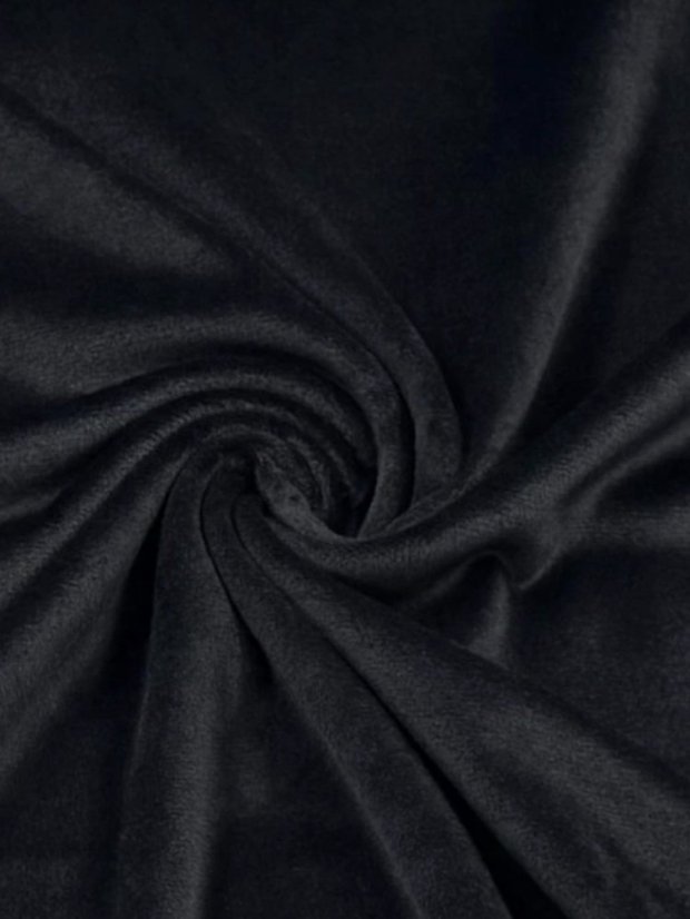 Velúr super soft - Čierny