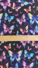 2. akosť - Softshell Farebné motýliky