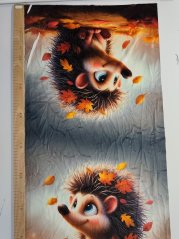 2. akosť - Panel- Velúr Ježko a listy