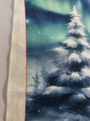 2. jakost - Panel- Velur Lední medvěd na sněhu
