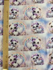 Úplet - Panda a duha