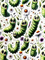 Rebrovaný úplet - Húsenice