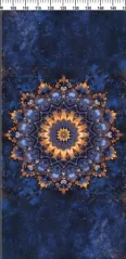 Panel- Taška/Vak Modrooranžová mandala