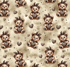 Teplákovina nepočesaná- Medvídek se srdíčkem