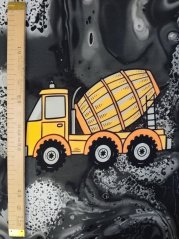 Panel - Teplákovina- Miešačka na šedej 50x45