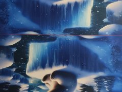 2. akosť - Panel- Taška/vak Medvedík a mesiac