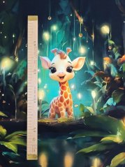 Panel - Teplákovina Usměvavá žirafa