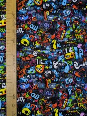 Softshell s baránkom- Graffiti