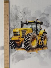 Panel - Úplet- Žltý traktor