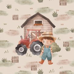 Panel - Teplákovina Farmár a traktor