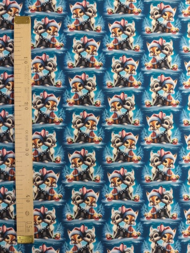 Softshell zimné - Vianočné koloušce