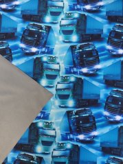 Softshell zimné - Modrý nákladiak