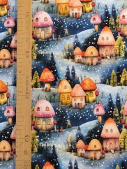 Softshell - Domečky houbičky