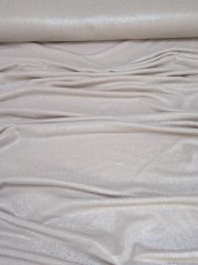 LUREX- společenský úplet béžový