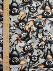 Teplákovina nepočesaná- Netopiere