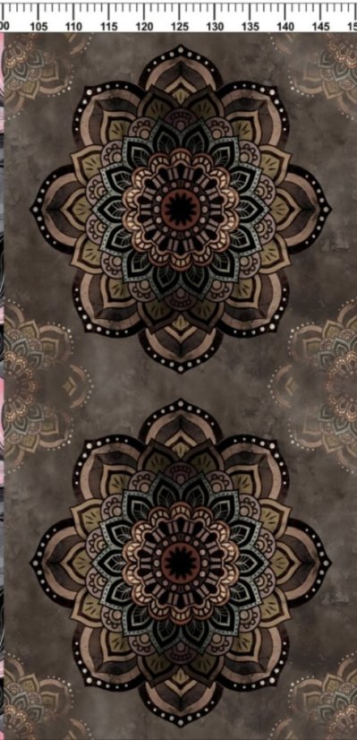 Panel- Taška/Vak Hnedá mandala