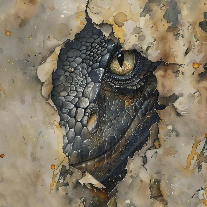 Panel - Teplákovina Dračia hlava