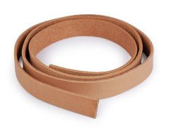 Kožený popruh / ucho na tašky - polotovar šíře 20 mm