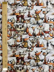 Teplákovina nepočesaná- Lišáci