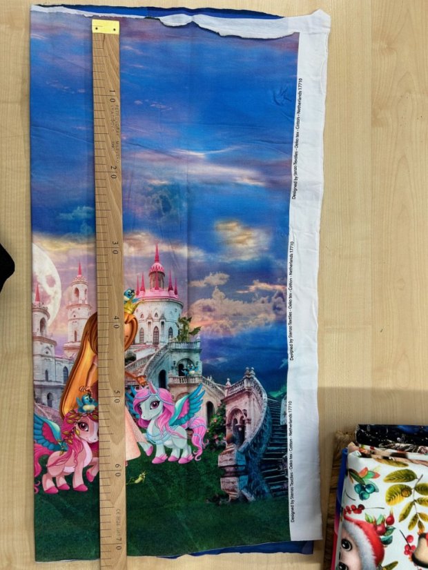 2. jakost - Panel - Úplet --Prinzezna a poníci 75x150