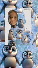 Teplákovina nepočesaná- Tučňáci a vločky