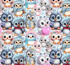Teplákovina nepočesaná Malí tučňáci v zimě
