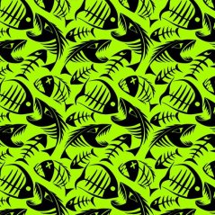Softshell zimní s fleecem - Fishbones