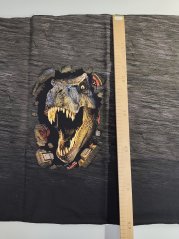 2. jakost - Panel - Teplákovina Dinosaurus 60x180
