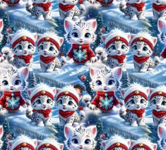 Velúr soft - Tigrici v zime