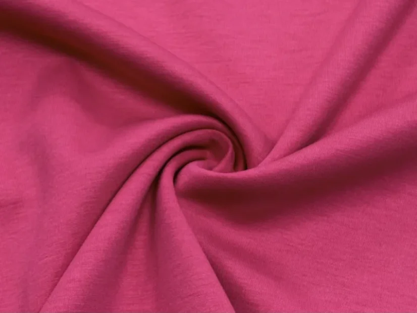 Tencel "máslová" teplákovina FUCHSIA