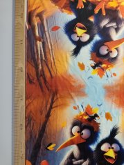 2. akosť - Panel- Velur Vtáky v lístia