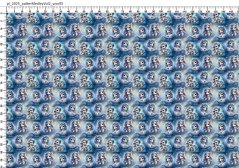 Softshell s beránkem- Jednorožci na modré