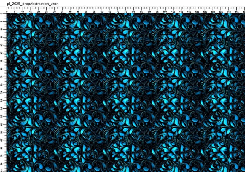 Silky - Modrý abstrakt