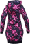 Dámské mikinošaty Růžové květy - Velikost: M