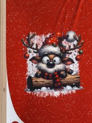 Panel- Teplákovina - Sob za kladou 80x60