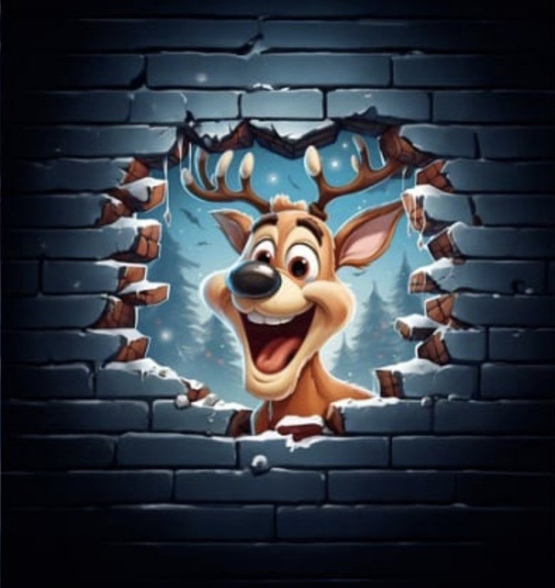 Panel - Teplákovina- Sob za stenou 50x45cm