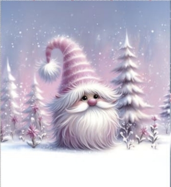 Panel - Teplákovina- Ružový škriatok 47x43