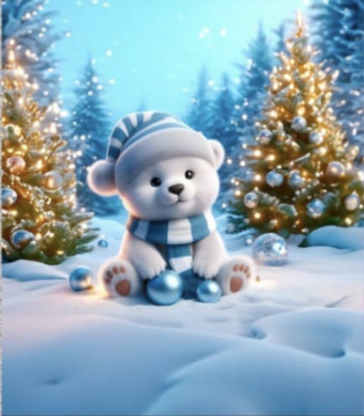 Panel - Teplákovina- Medvedík v modrej 50x45cm