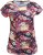 Dámske tričko s prinechaným rukávom 3D kvietky
